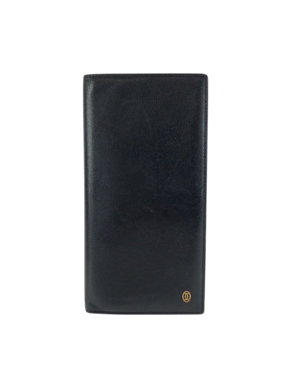 Cartier Pasha de Cartier Black Gold Leather Wallet